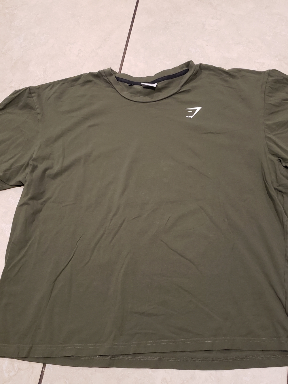 Gymshark Olive Green Short Sleeve Crew T-Shirt